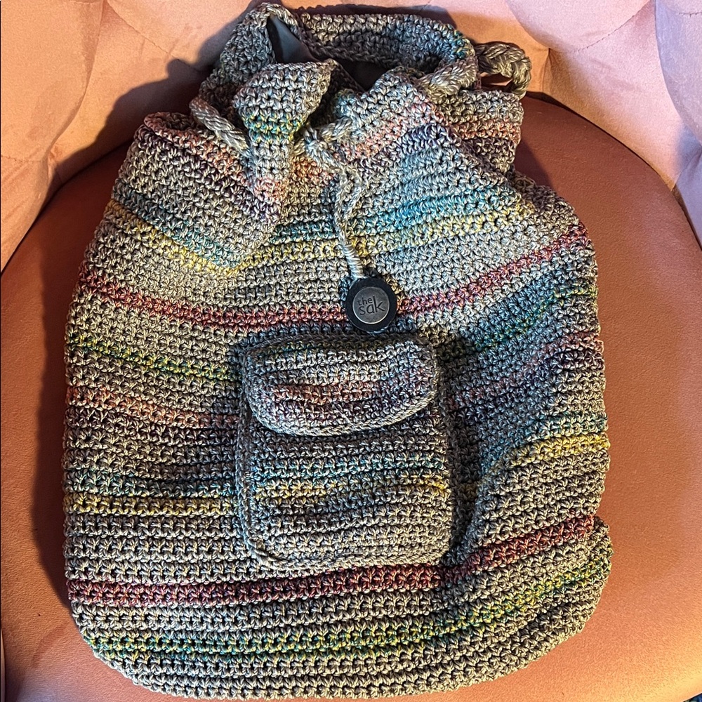 The Sak Multicolor Crochet Backpack